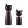 VKCHEF Pepper Wooden Rock Salt Cat Set of Salt Tabletop Seasoning Salt and Pepper Adjustable Ceramic Seasoning Holder Mill, Mill, Design, 2, Mill,