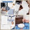 108pcs Sashiko Embroidery Pattern Set Stabilizers Water Soluble Embroidery Transfer Stencils Stabilizers Embroidery Paper Stick