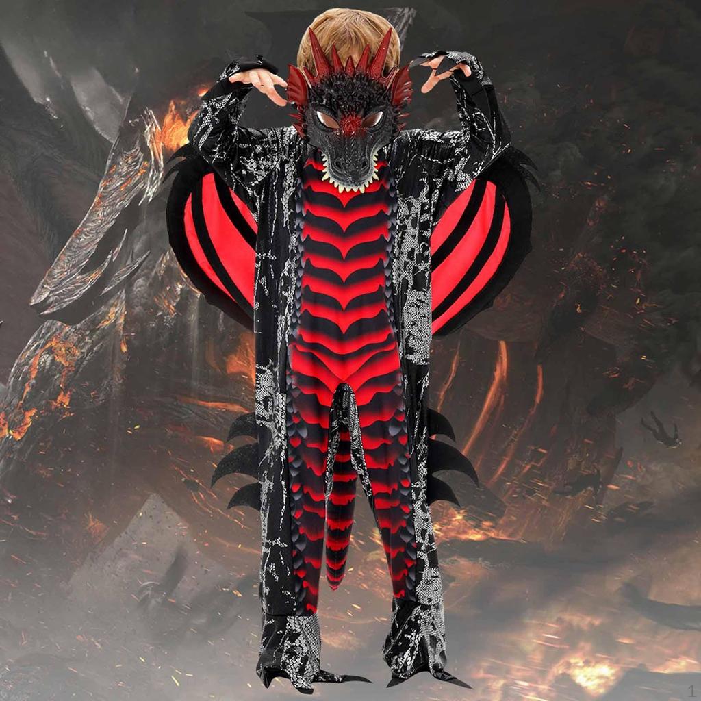 Children Dragon Wing Costume Apparel for Holiday Celebrations Halloween Party