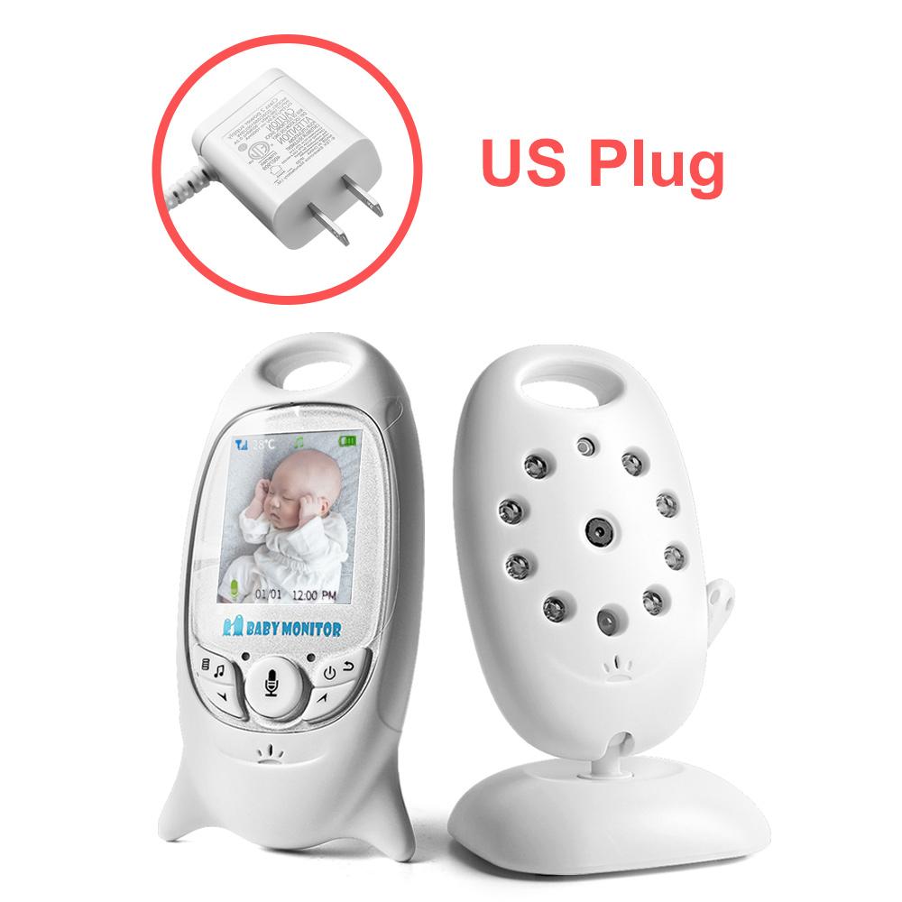 VB601 видеоняня, беспроводной 2,0-дюймовый ЖК-дисплей, няня, двусторонний разговор, ночное видение, температура, камера безопасности, няня, 8 колыбельных