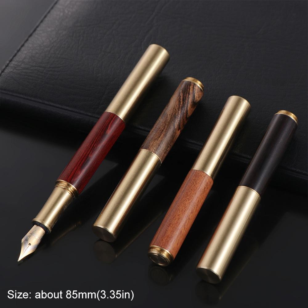 Sandalwood Calligraphy Fountain Pen Smooth Writing Business Fountain Pen  Stationery