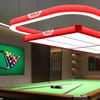 Full Body Luminous Pool Snooker Pendant Light - Shadowless Billiard Room Fixture with 6 Pieces