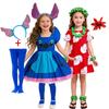 Alien Dogyy Cute Role Play Costume Girl Cartoon Cosplay Apparel Halloween No. 626 Destroyer Blue Little Monster Vestido 2-10Yrs