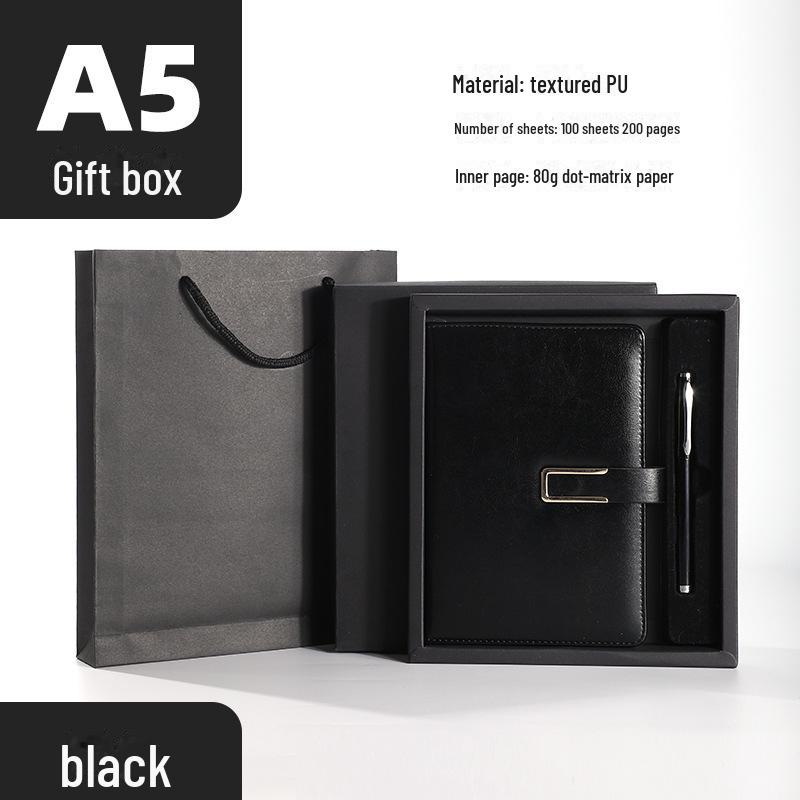 Подарочный набор из кожаных блокнотов премиум-класса с индивидуальным логотипом, форматы A5/B5, толстый блокнот для конференций