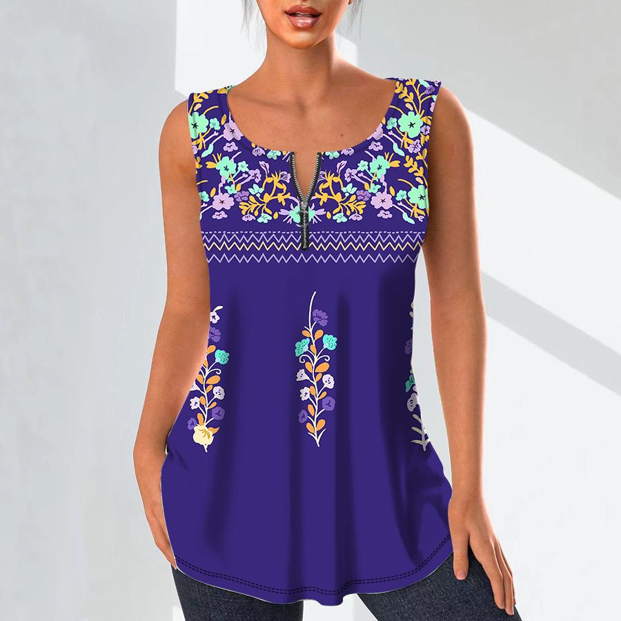 Женские модные рубашки с v-образным вырезом, повседневные топы, футболка, женский жилет с 3D красными цветами и принтом, блузка без рукавов больших размеров, топы на бретелях