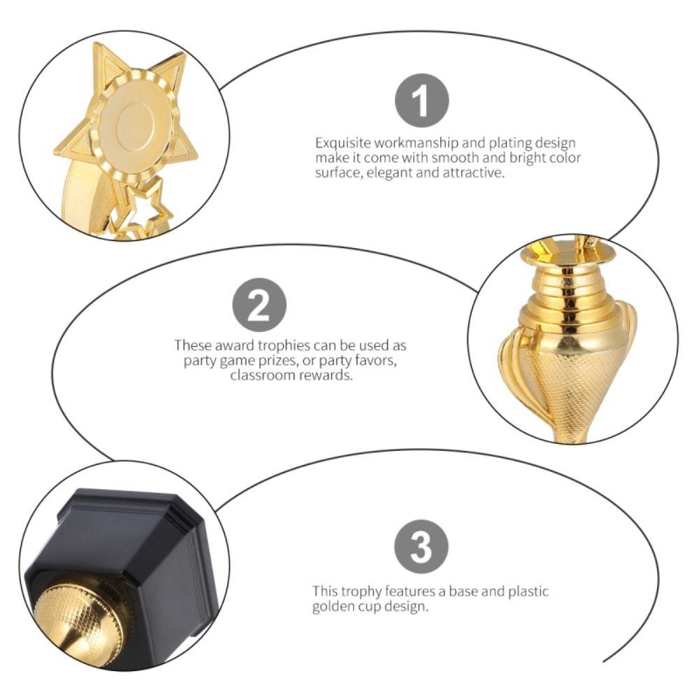 Золотой приз за покрытие, пластиковый приз за победу, игрушка, фигурки для детских представлений