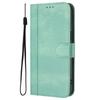 For Samsung Galaxy S25 Edge Cases Wallet Stand Retro Texture Leather Phone Cover with Lanyard