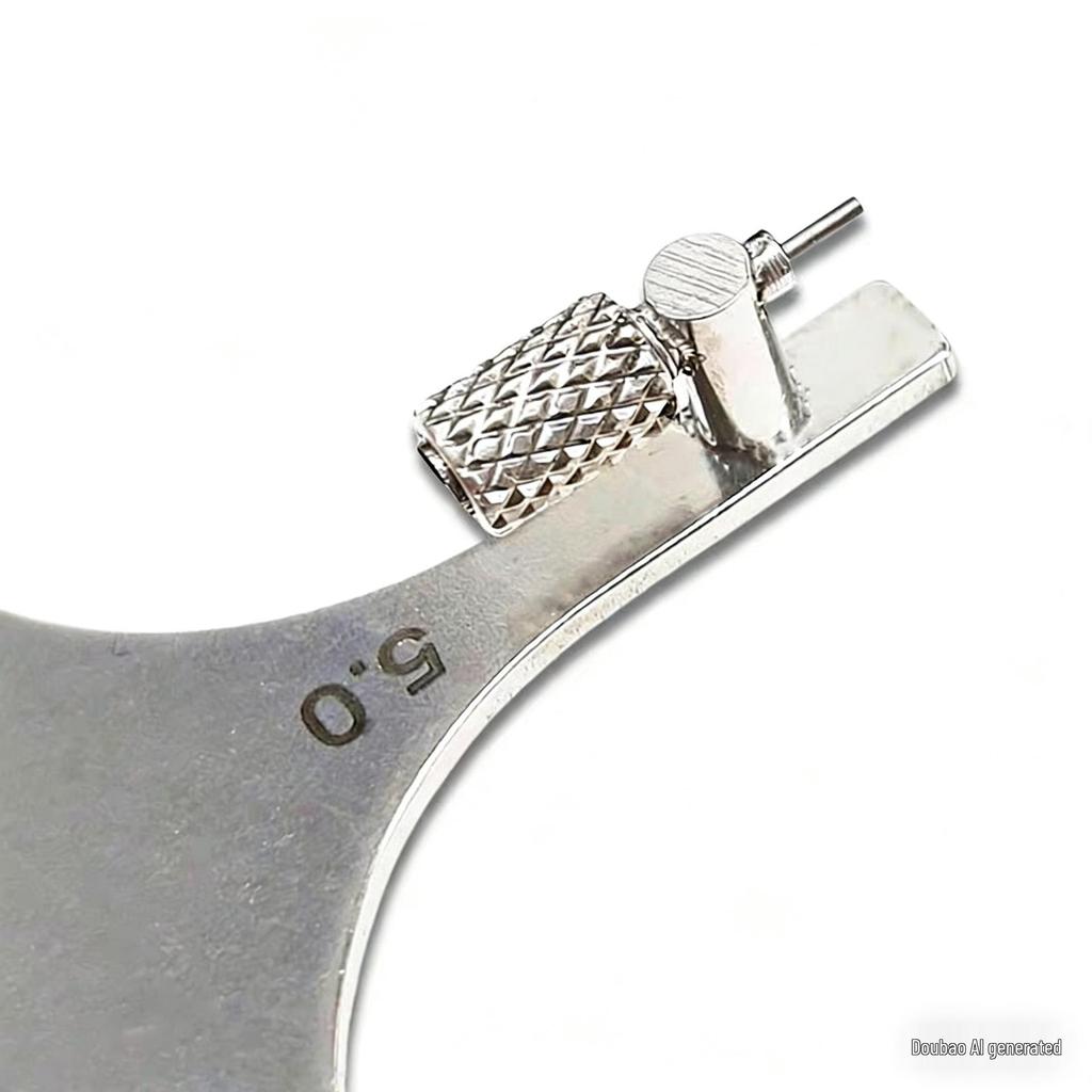 Линейка для измерения высоты брекетов с маркировочным маркером - Нержавеющая сталь