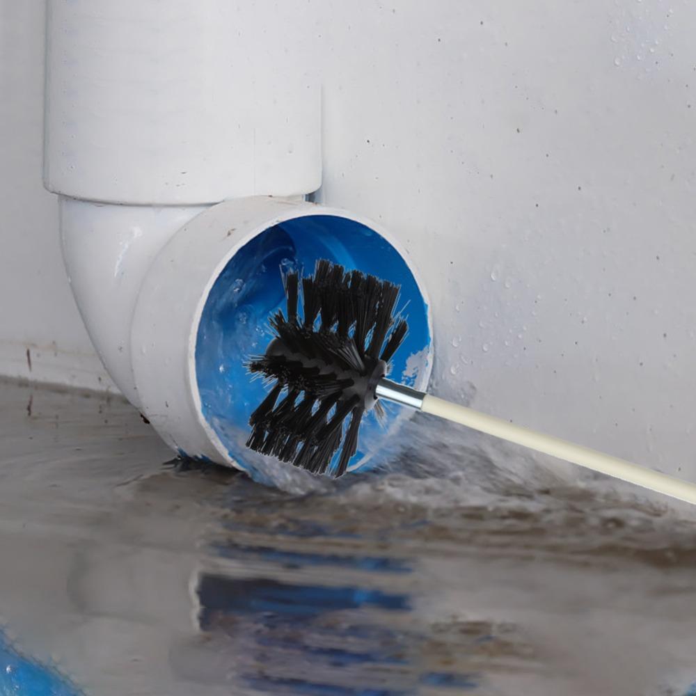 Стена для дымоходного канала Шестигранный инструмент для чистки Головка щетки Аксессуары для дымоходной щетки Щетка для чистки