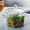Суповая кастрюля из высокоборосиликатного стекла, кухонная кастрюля для тушения, миска для лапши быстрого приготовления