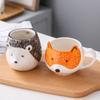 Cartoon Animal Ceramic Mug Creative Cute Coffee Mug Office Beverage Cup Milk Cup Juice Cup Water Cups Household Products
