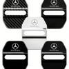 CRH1 Car Styling Car Door Lock Covers stikcer Case for Mercedes Benz New B/C/E Class A Class C200L GLC GLK CLA GLA Accessories