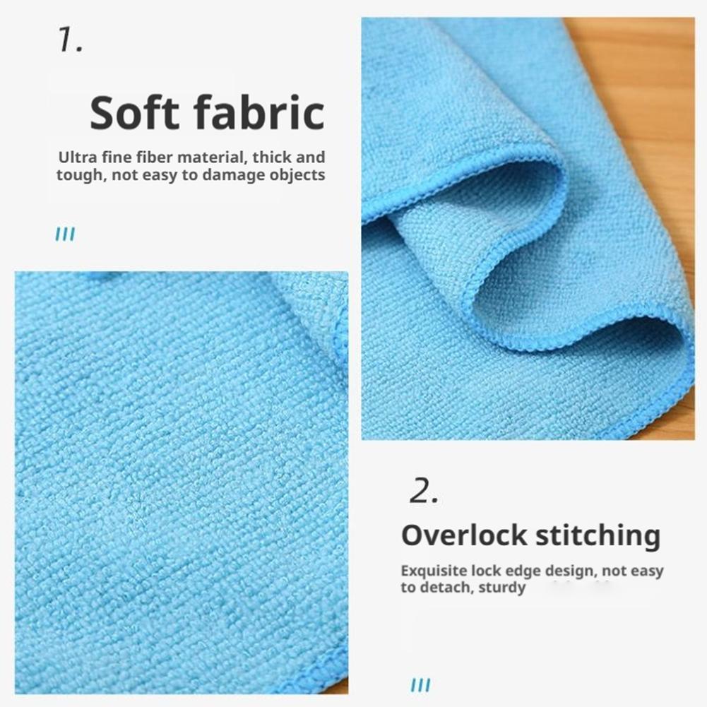20pcs Car Wash Cloth Microfiber Super Absorbent Dish Towel Kitchen Bathroom Cleaning Rag Household Cleaning Accessories Tool