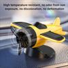 360° Rotary Car Center Console Decorations Solar Powered Aircraft Ornaments  Desktop Ornament
