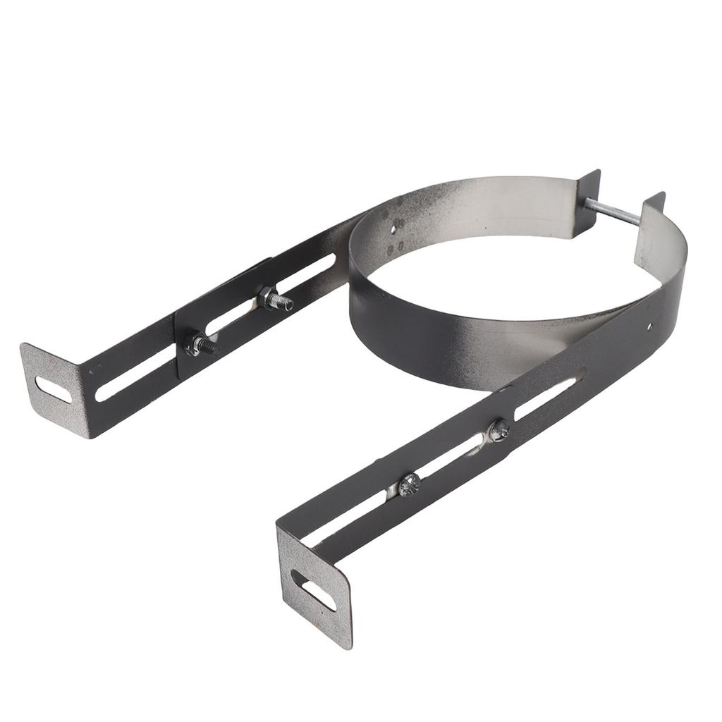 Chimney Pipe Holder Bracket Stainless Steel Adjustable Chimney Pipe Holder Flue Liner Clamp Fireplace Pipe Fixing