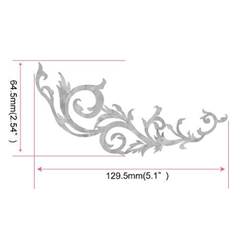 Jockomo Gothic Vine WT Symmetrical Set, Perfect for Guitars and Basses, Includes Pickguard Inlay Stickers