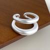 Xiaomi BF CLUB 925 Sterling Silver Ring For Women Jewelry Double Layer Retro Open Vintage Handmade Ring Allergy For Party Birthday Gift