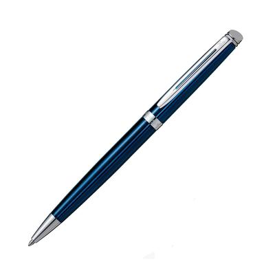 Шариковая ручка WATERMAN Metropolitan Essential, металлический синий, S0947090, официально импортирована.
