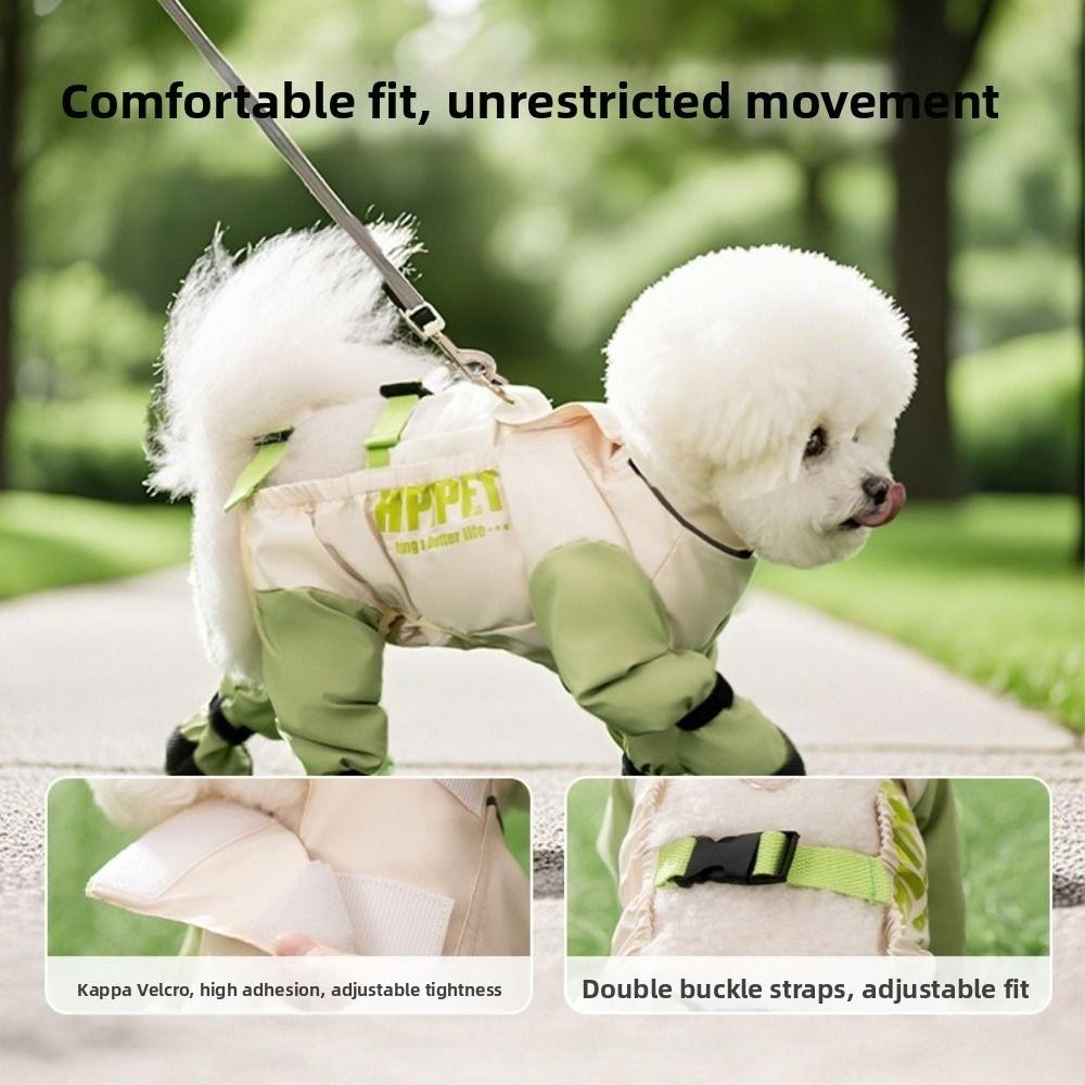 Adjustable Reflective Stripe Pet Pants Stain Resistant Full Coverage Dog Boots Dog Travel