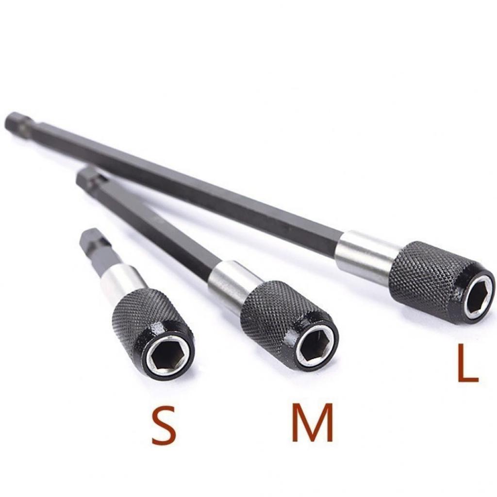 60/100/150mm 1/4 Quick Release Hex Shank Electric Drill Screwdriver Bit Holder