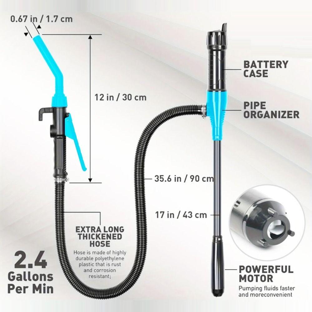 Heavy Duty Electric Oil Pump Efficient Portable Transfer Pump Liquid Transfer Pump  Automotive