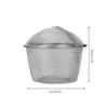 Stainless Steel Mesh Tea Ball Strainer Filters Tea Interval Diffuser For Loose Leaf Tea Herbal Spices Seasonings