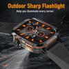 QTLLBT Sports Smartwatch, Built-in Flashlight, More Than 100 Activity Modes, Call and Message Reminders