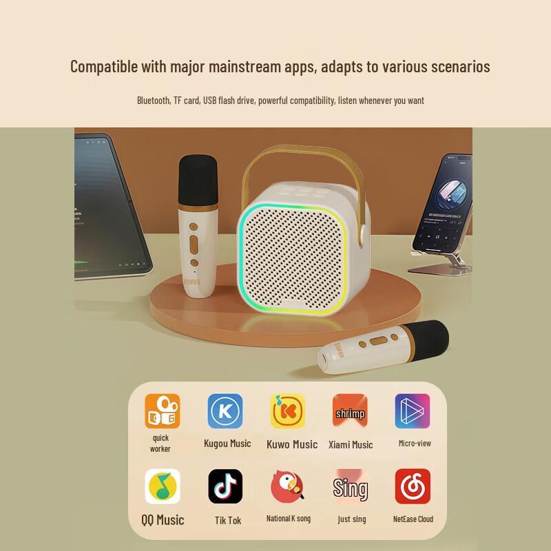 Edifier Q1C Portable KTV Karaoke Speaker CN plug (adapter included)