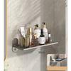 Bathroom Shelf Punch-Free Alumimum Storage Rack Foldable Shelf for Wall Bathroom Wash Basin Cosmetics Storage Organizers Shelves