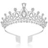 Свадебная корона Стразы Повязка на голову Сплав Бриллиантовая повязка на голову Европейский и американский