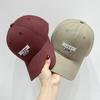 "Autumn Korean Style Embroidered Baseball Cap for Women & Men with Large Head Circumference"