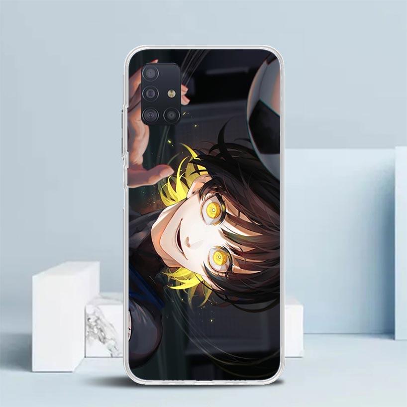 Чехол для телефона Blue Lock Бачира Мегуру для Samsung Galaxy A52 A32 A22 A12 A51 A50S A30S A10S Note 20 Ultra 10 S10 Plus A31 A20 A71