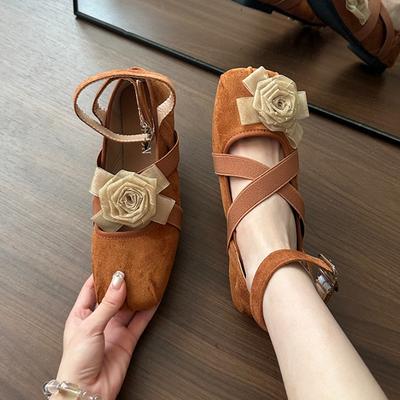 Модные женские балетки с цветочным принтом, крутые туфли для балета, элегантные классические туфли-лодочки, модные повседневные кроссовки, новинка осени 2025, zapatos