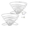 Stainless Steel Spiral Coffee Dripper with Coffee Filter Holder, Foldable, Lightweight, Reusable, Storage Pouch Included (2 Pieces) + Sakuyahime