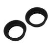 2pcs Scope Eyepiece Eyecup Foldable Soft Rubber Eyepiece Cover for 28 To 32mm Microscope Monocular B