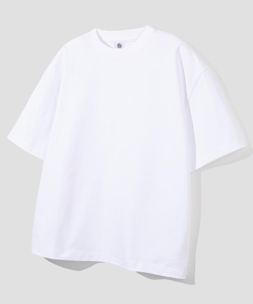 AGOD Back Incision Crop Half T-Shirt [White]