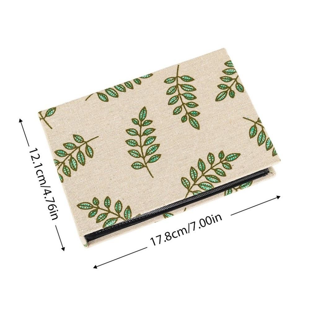 Linen Printed Picture Albums Small Scrapbook Album For Room Decor, Wedding, Travel