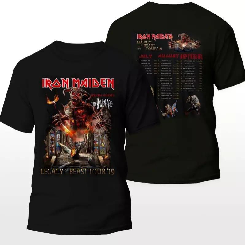 Iron Maiden Legacy Of The Beast Tour 2019 Унисекс футболка с двусторонним принтом