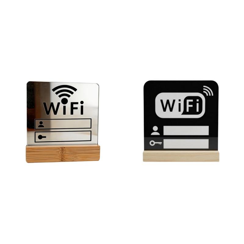 Акриловое зеркало WiFi-уведомление Отражающая доска для домашнего офиса Совместное использование паролей