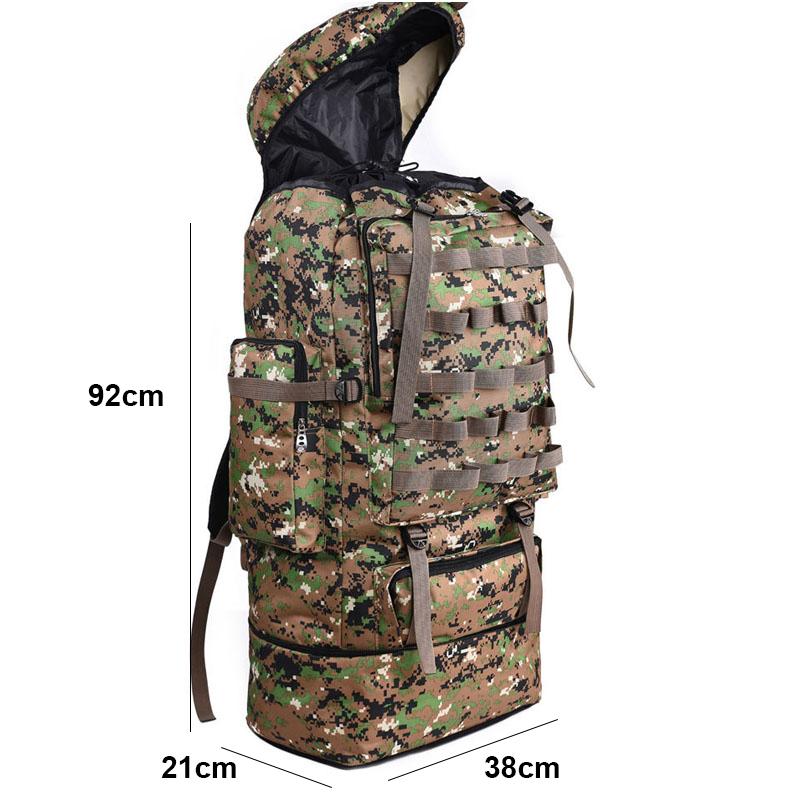 100л военный рюкзак Molle, сумка для кемпинга, тактический мужской походный армейский дорожный уличный спортивный мешок