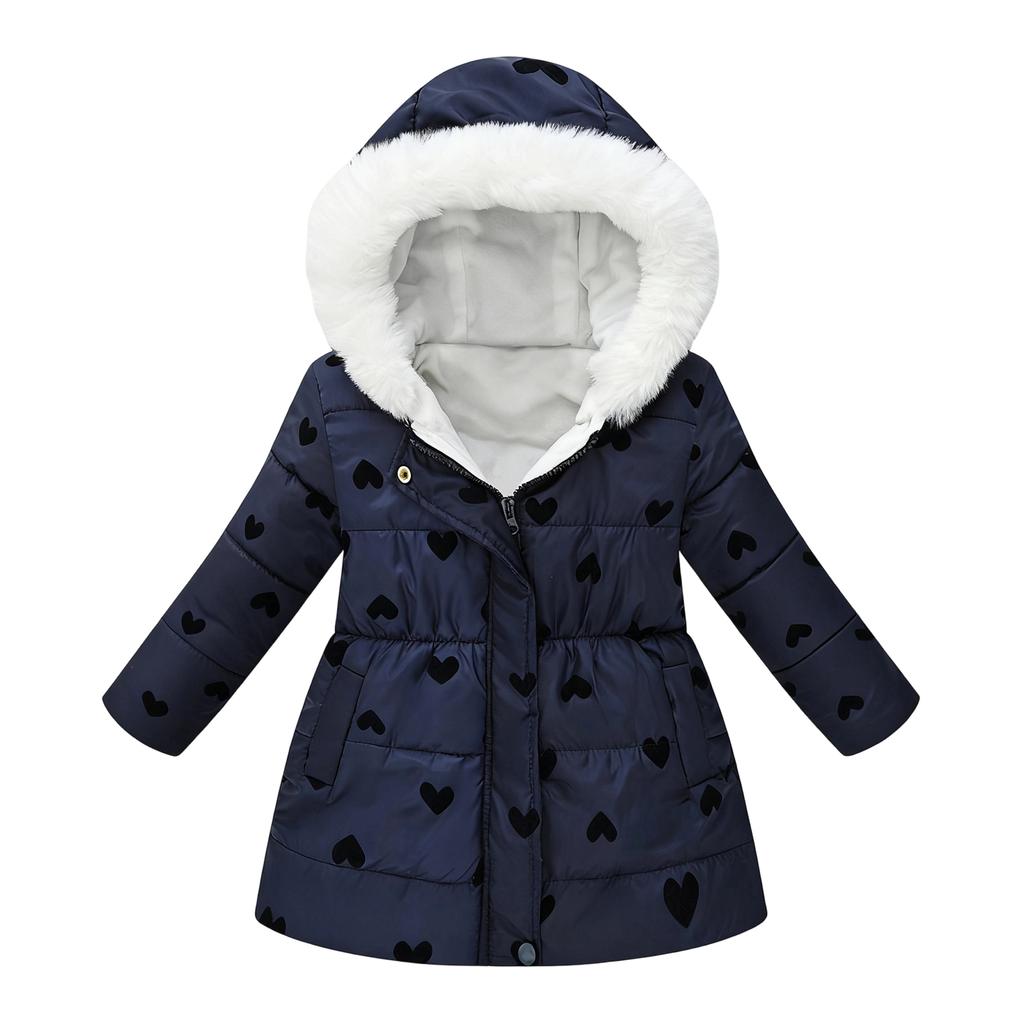 Детское модное пальто