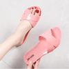 Корейская версия тапочек для женщин, летняя мода, повседневные, универсальные, с плоской подошвой, легкие пластиковые сандалии для женщин
