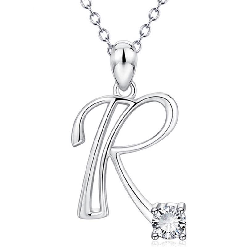 Ожерелье с подвеской Weiya Wish Diamond Alphabet — модное и стильное