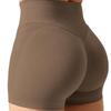 Low Ribbed Band Yoga Shorts Seamless Scrunch Bum Workout Gym Booty Stretch Running Shorts
