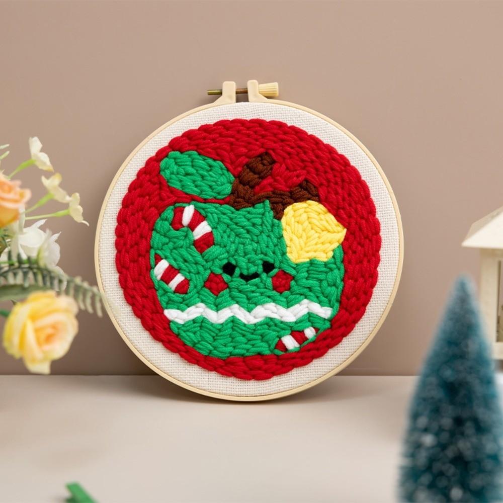 Handmade Yarn Art Punch Needle Embroidery DIY Punch Needle Set Handmade Gift