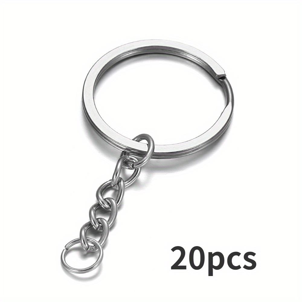 10-20 шт. брелок длиной 30 мм круглый открытый брелок DIY ювелирные изделия брелок кулон брелок кулон металл