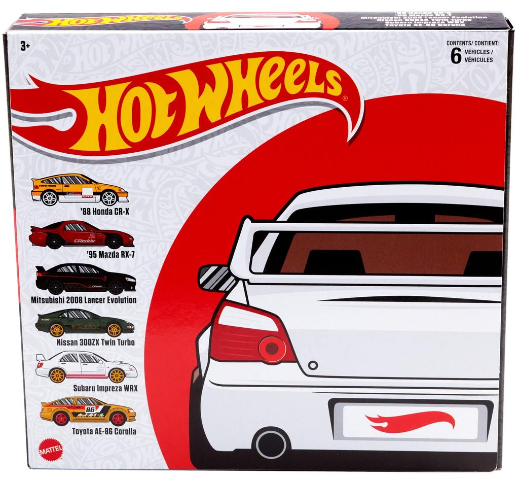 Hot Wheels Japanese Car Culture Multi-Pack (Ages 3 and Up) HDH50