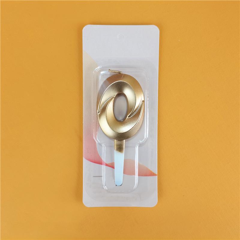 1PC For Anniversary Birthday Ornament 0-9 Digital Cake Topper Decoration Cake Candles Party Supplies