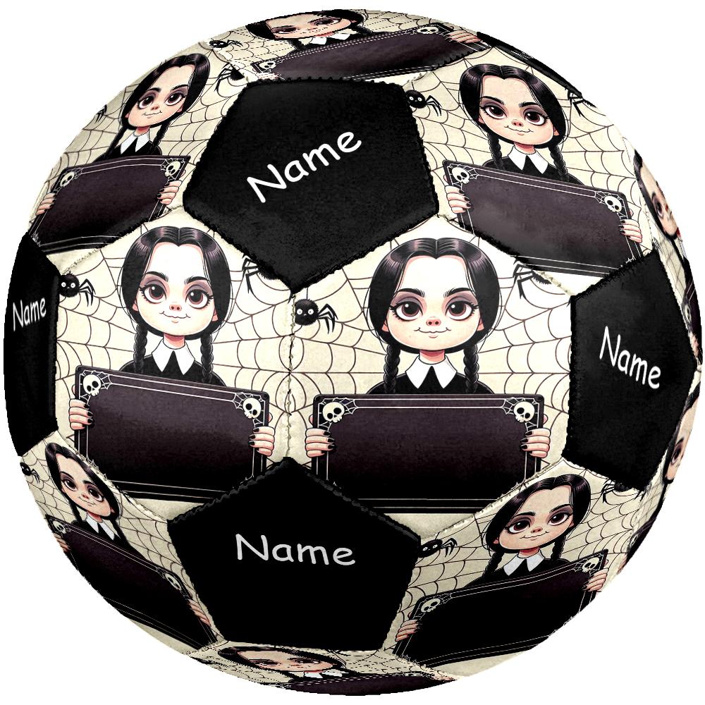 Custom Name Wednesday Theme Size 5 Soccer Ball, Suitable for Both Indoor and Outdoor Matches, a Gift Suitable for Everyone.