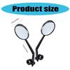Широкоугольное Зеркало Заднего Вида для Велосипеда Универсальное Зеркало Заднего Вида на Руль Велосипеда 360 Градусов Регулируемое Зеркало Безопасности